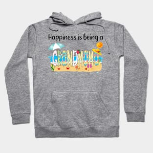 Happiness Is Being A Grandmama Summer Beach Happy Mother's Day Hoodie